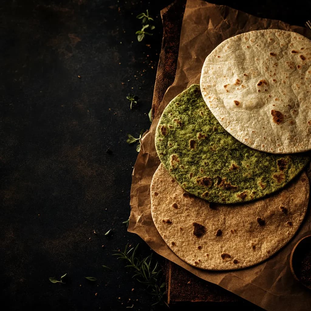 Spinach & Herb Tortillas
