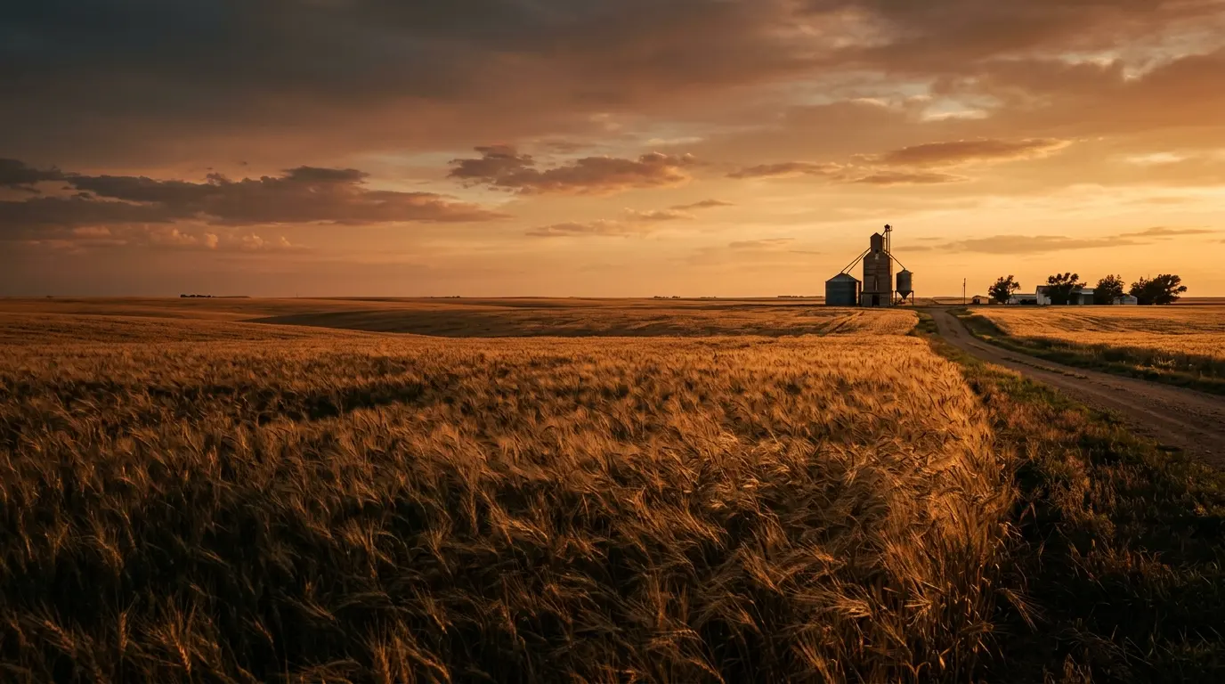 Golden plains under a big sky