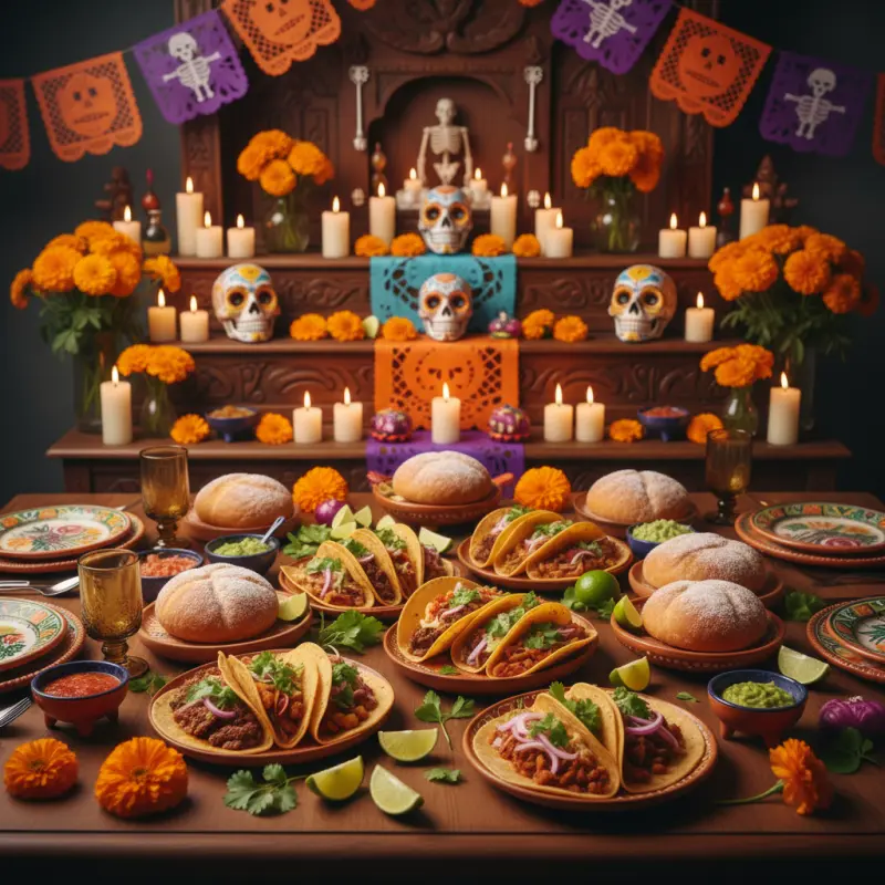 Día de los Muertos taco celebration