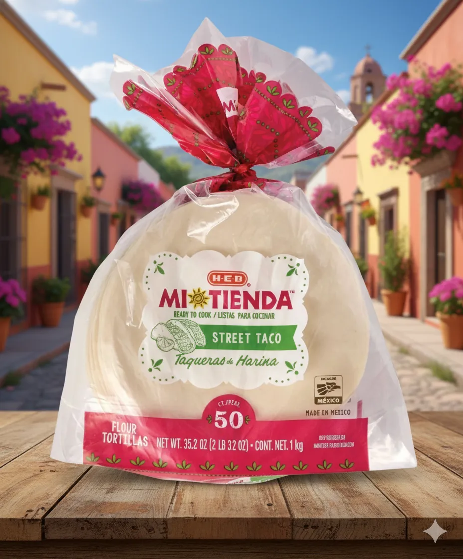 H-E-B Mi Tienda Ready to Cook Street Taco Flour Tortillas