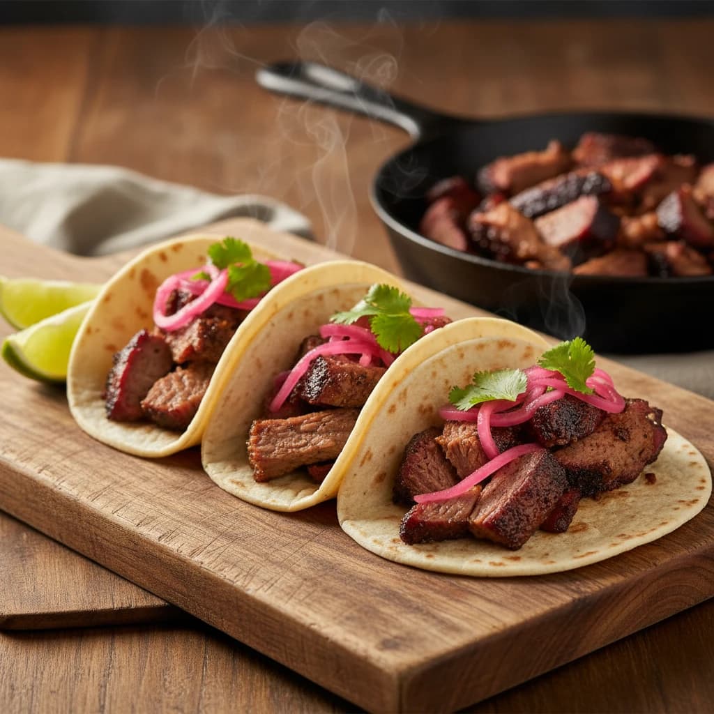 Texas Smoked Brisket Tacos