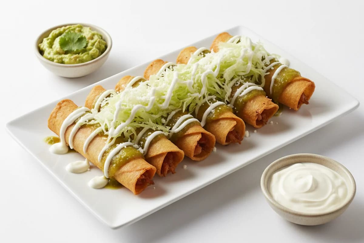 Crispy Chicken Flautas