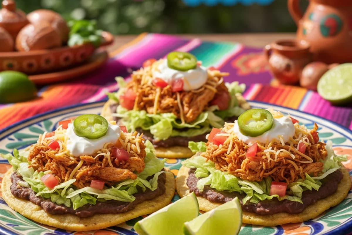 Mexican Chicken Tostadas