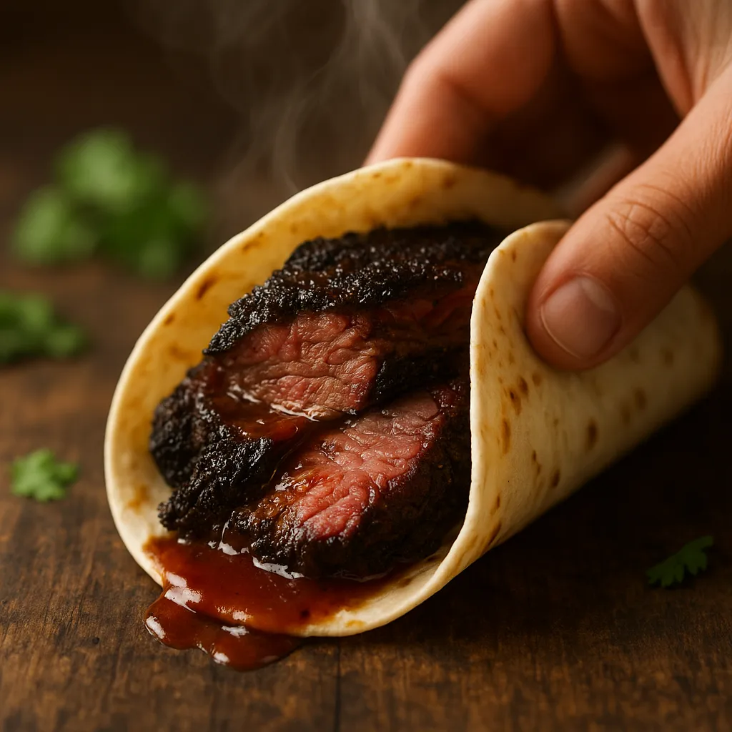 H-E-B Tortillas in use