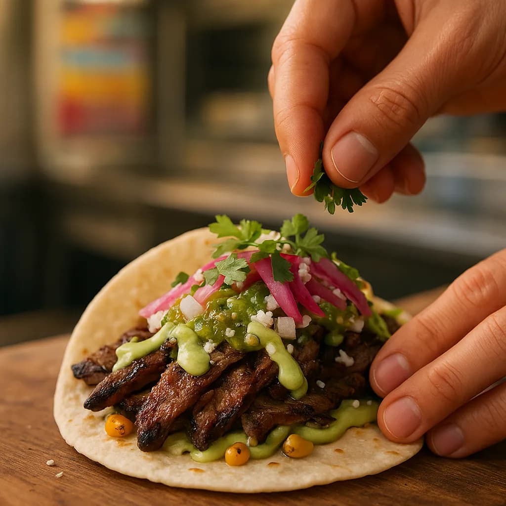 H-E-B Tortillas in use